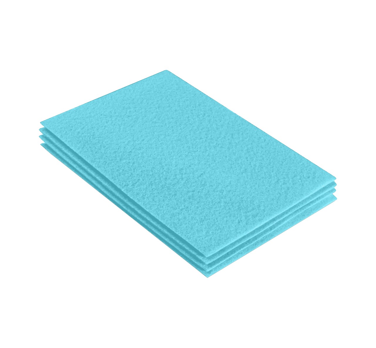FabricLA Acrylic Felt Sheets for Crafts - Precut 9" X 12" Inches (20 cm X 30 cm) Felt Squares - Use Felt Fabric Craft Sheets for DIY, Hobby, , and Decoration | Baby Blue - 4 Pieces